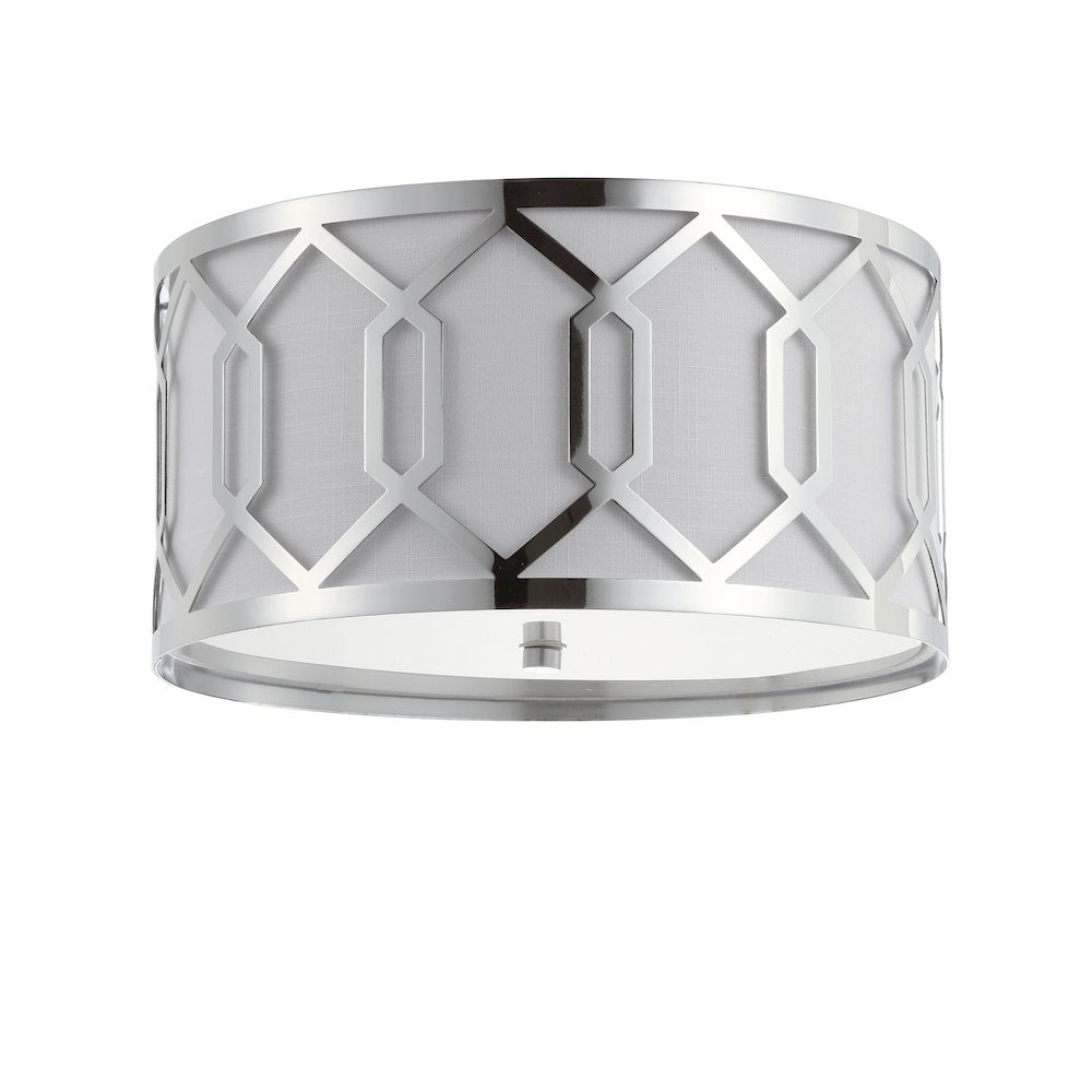 Hex Metal Led Flush Mount