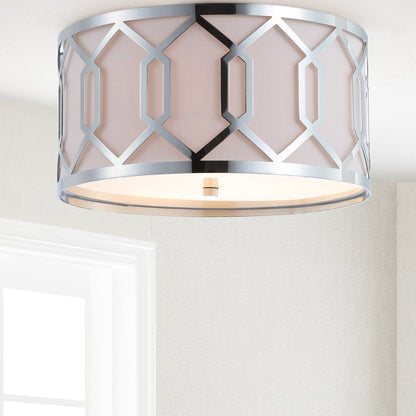 Hex Metal Led Flush Mount