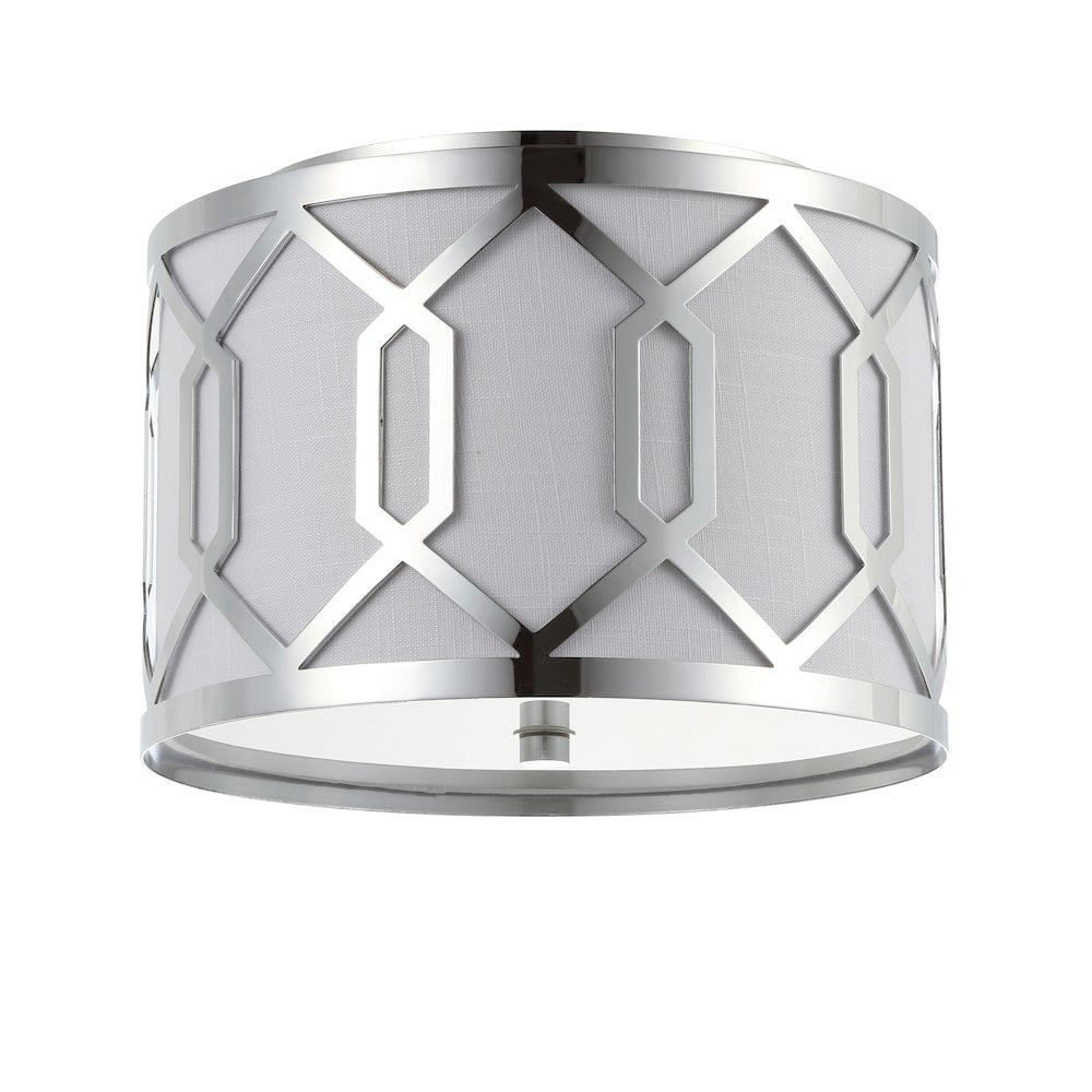 Hex Metal Led Flush Mount