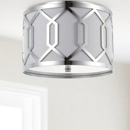 Hex Metal Led Flush Mount