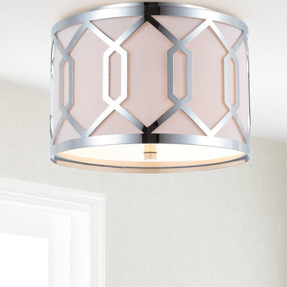 Hex Metal Led Flush Mount