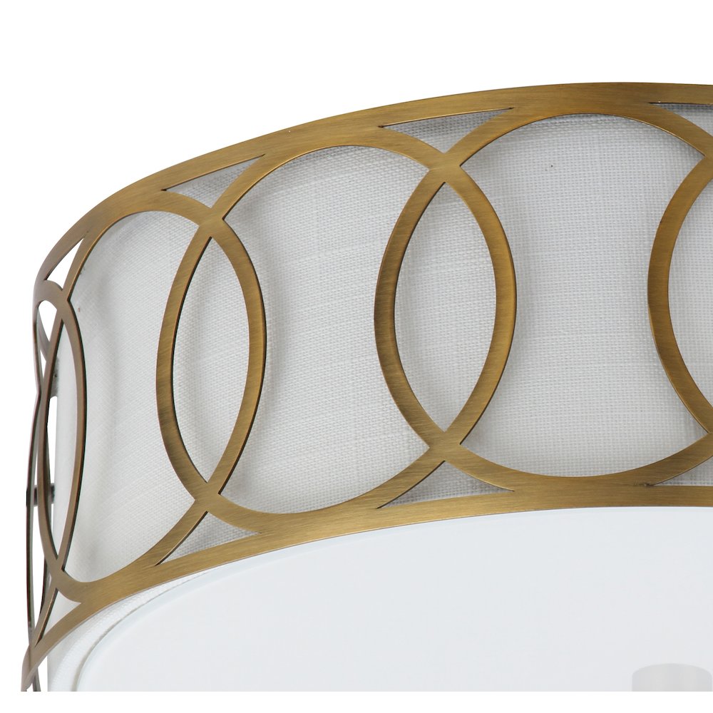 Aria Metal Led Flush Mount
