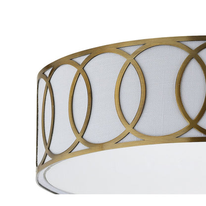 Aria Metal Led Flush Mount