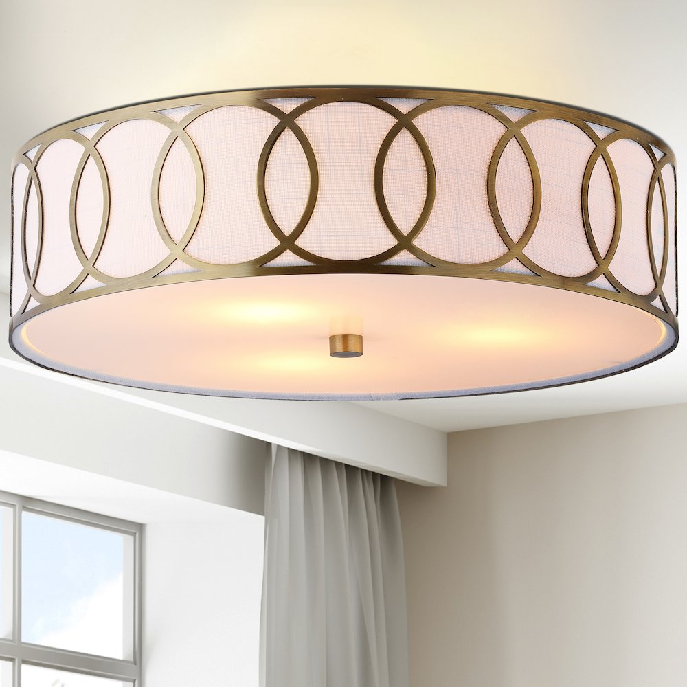 Aria Metal Led Flush Mount