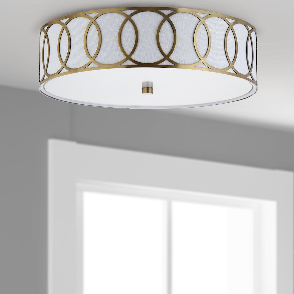 Aria Metal Led Flush Mount