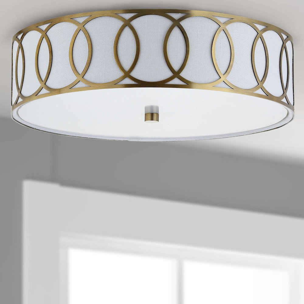 Aria Metal Led Flush Mount