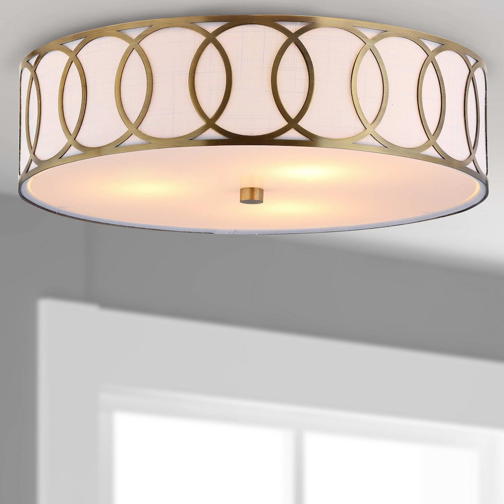 Aria Metal Led Flush Mount
