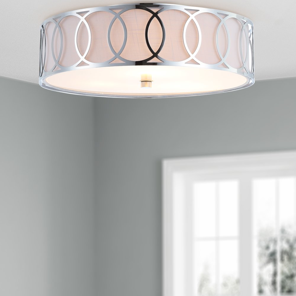 Aria Metal Led Flush Mount