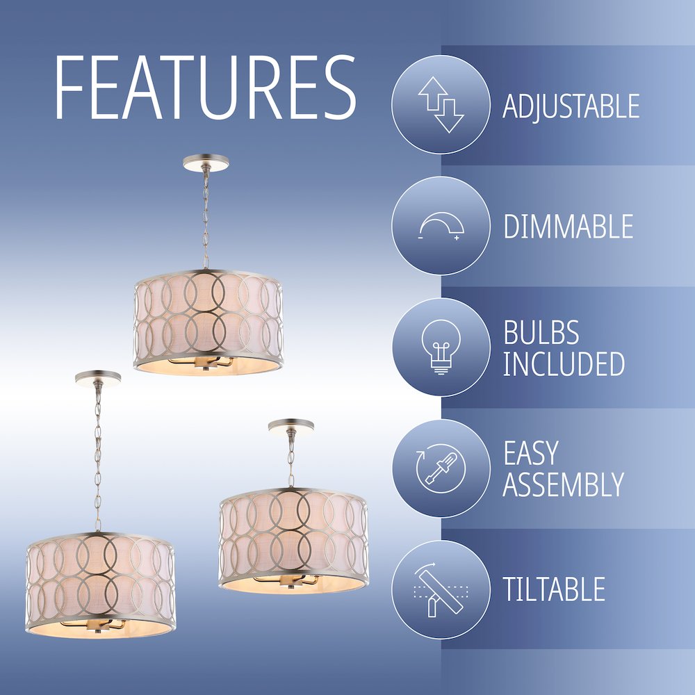 Mia Crystal/Metal Led Floor Lamp