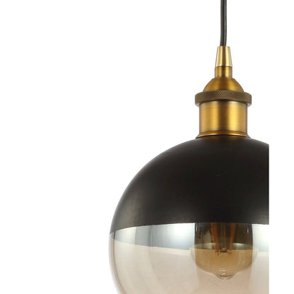 Nixon Adjustable Drop Globe Metal/Glass Led Pendant
