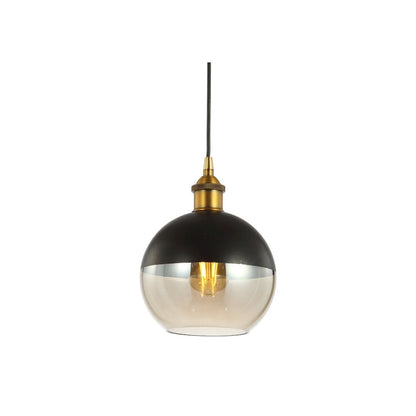Nixon Adjustable Drop Globe Metal/Glass Led Pendant