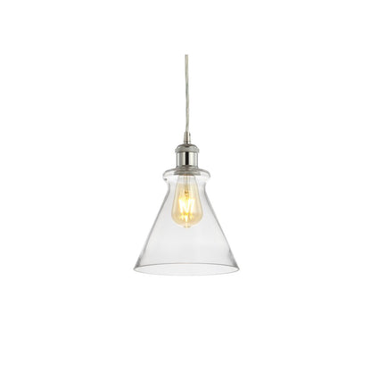 Goldwater Adjustable Drop Metal/Glass Led Pendant