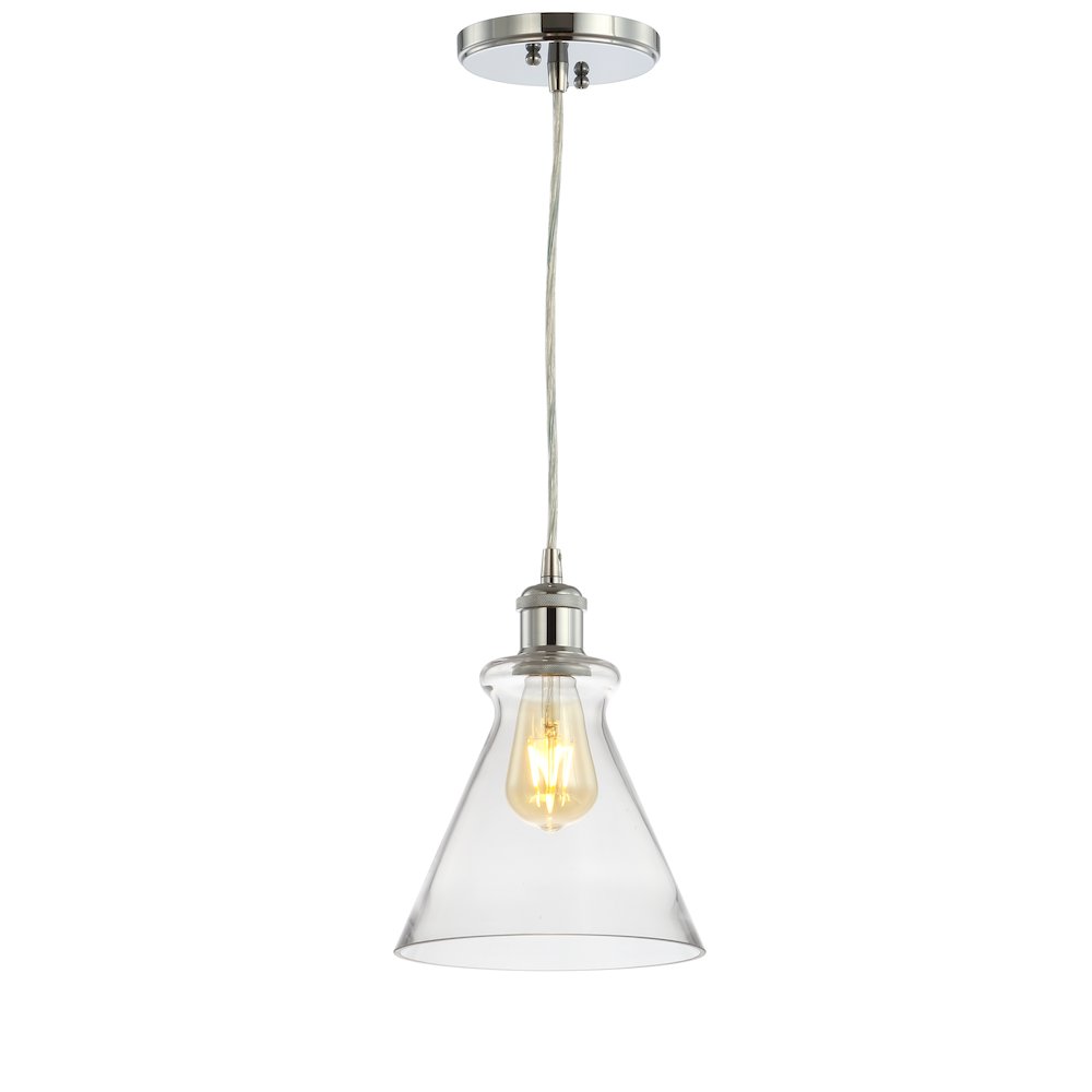 Goldwater Adjustable Drop Metal/Glass Led Pendant
