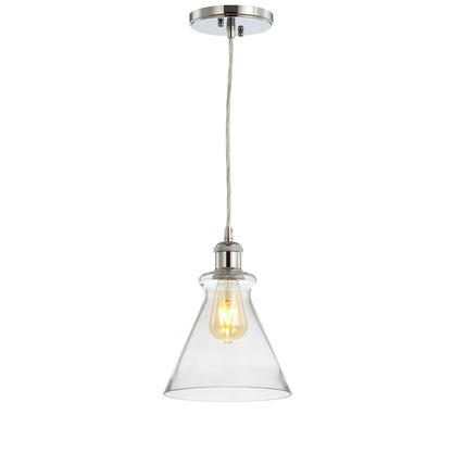 Goldwater Adjustable Drop Metal/Glass Led Pendant