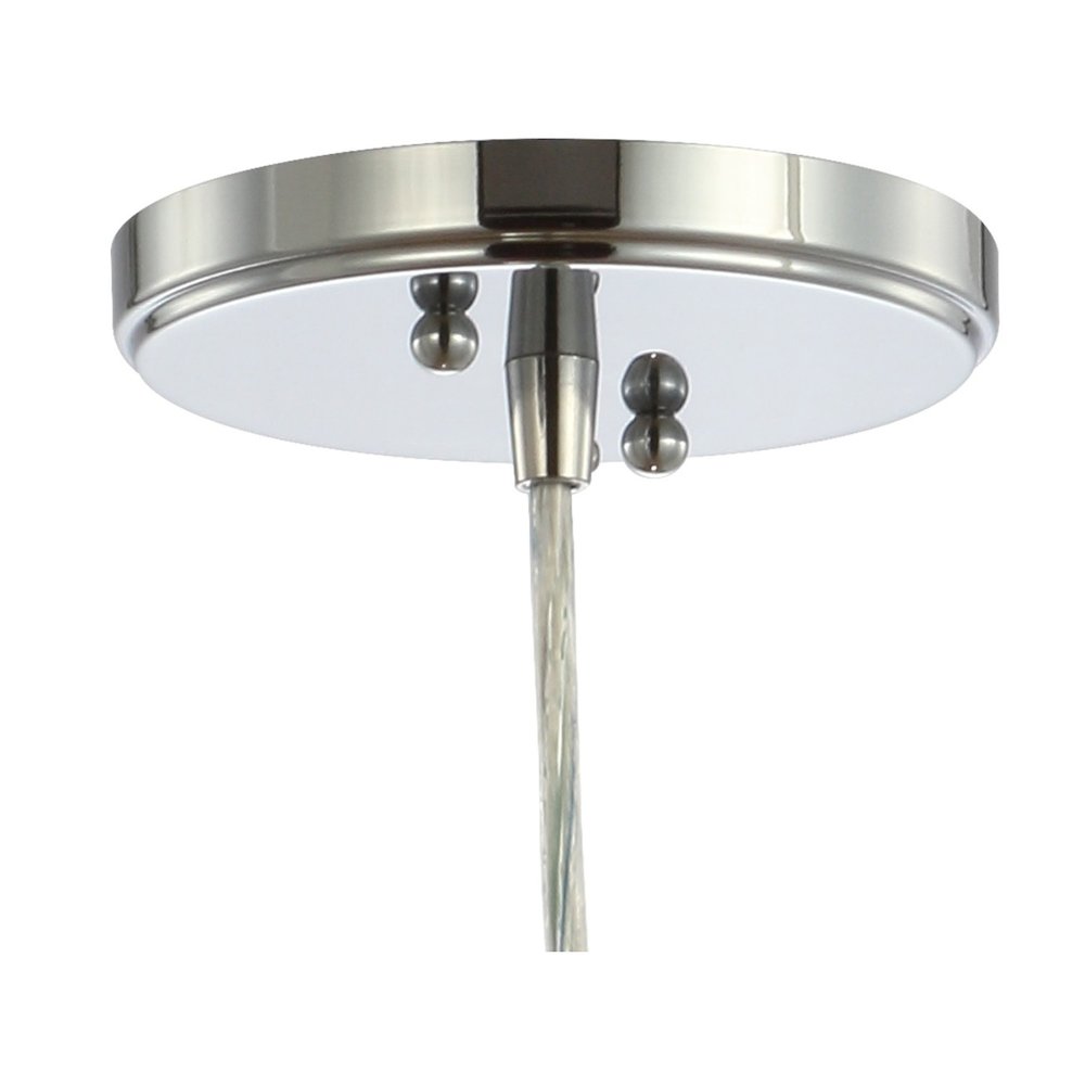 Cleo Adjustable Metal/Glass Led Pendant