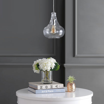 Ferano Adjustable Metal/Glass Led Pendant