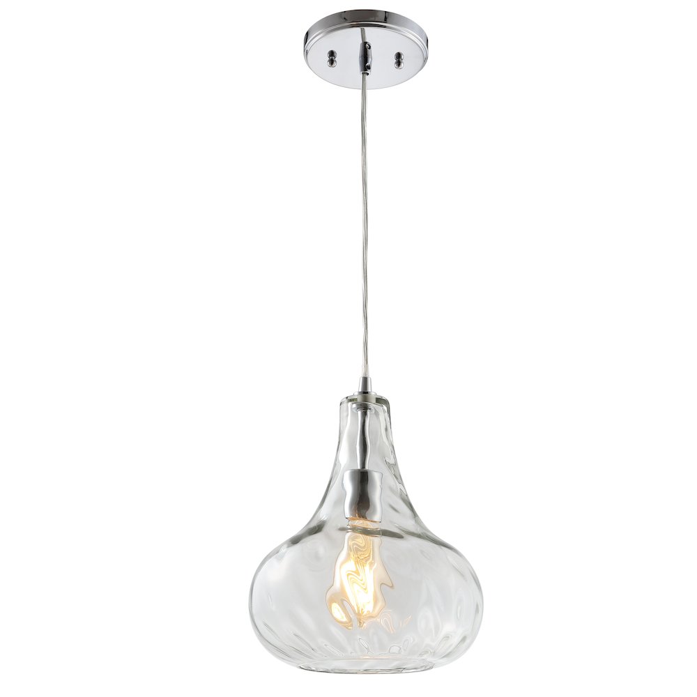 Ferano Adjustable Metal/Glass Led Pendant