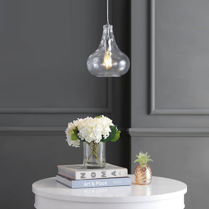 Ferano Adjustable Metal/Glass Led Pendant