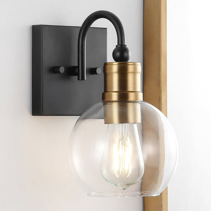 Marais Iron/Glass Rustic Vintage Led Vanity Light