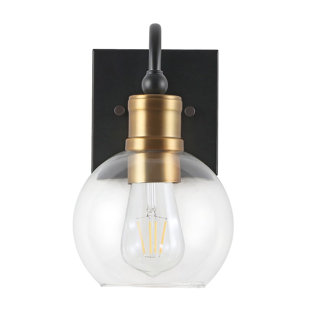 Marais Iron/Glass Rustic Vintage Led Vanity Light
