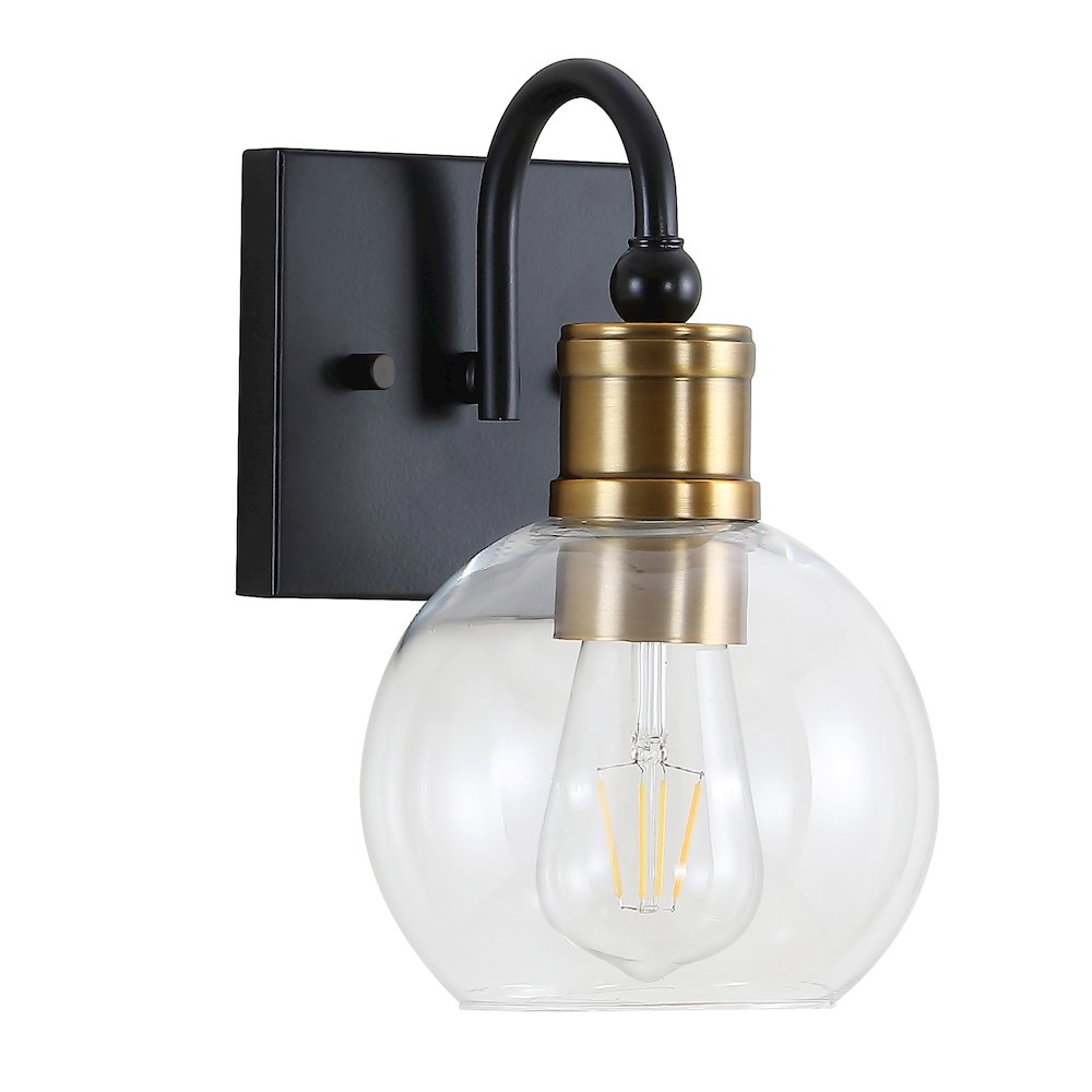Marais Iron/Glass Rustic Vintage Led Vanity Light