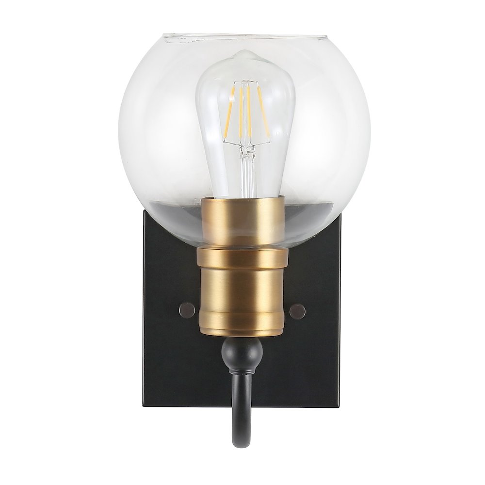Marais Iron/Glass Rustic Vintage Led Vanity Light