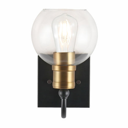 Marais Iron/Glass Rustic Vintage Led Vanity Light