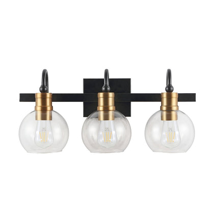 Marais Iron/Glass Rustic Vintage Led Vanity Light