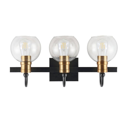 Marais Iron/Glass Rustic Vintage Led Vanity Light