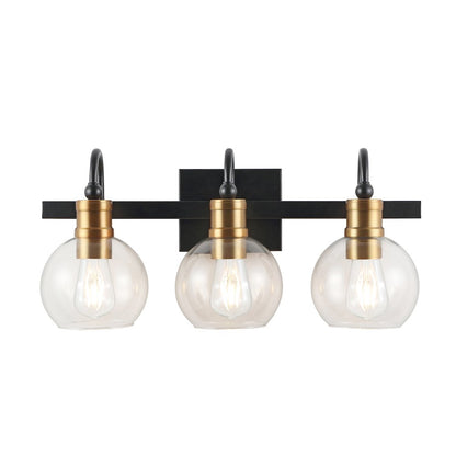 Marais Iron/Glass Rustic Vintage Led Vanity Light