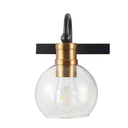 Marais Iron/Glass Rustic Vintage Led Vanity Light