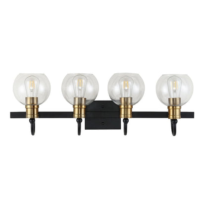 Marais Iron/Glass Rustic Vintage Led Vanity Light