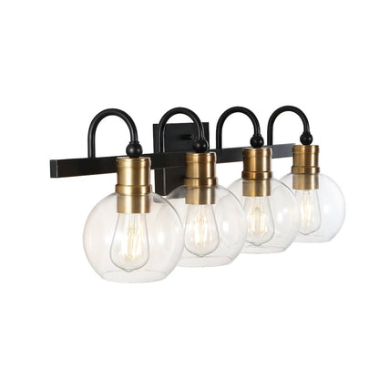 Marais Iron/Glass Rustic Vintage Led Vanity Light