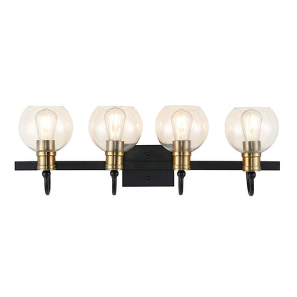 Marais Iron/Glass Rustic Vintage Led Vanity Light