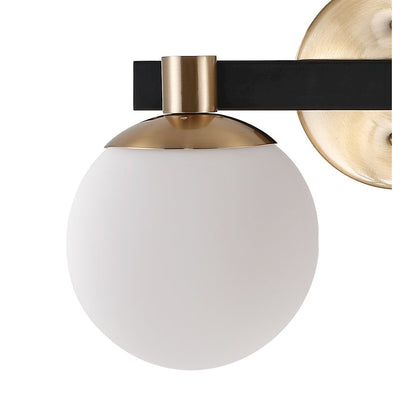 Modernist Globe Metalfrosted Glass Modern Contemporary Led Vanity
