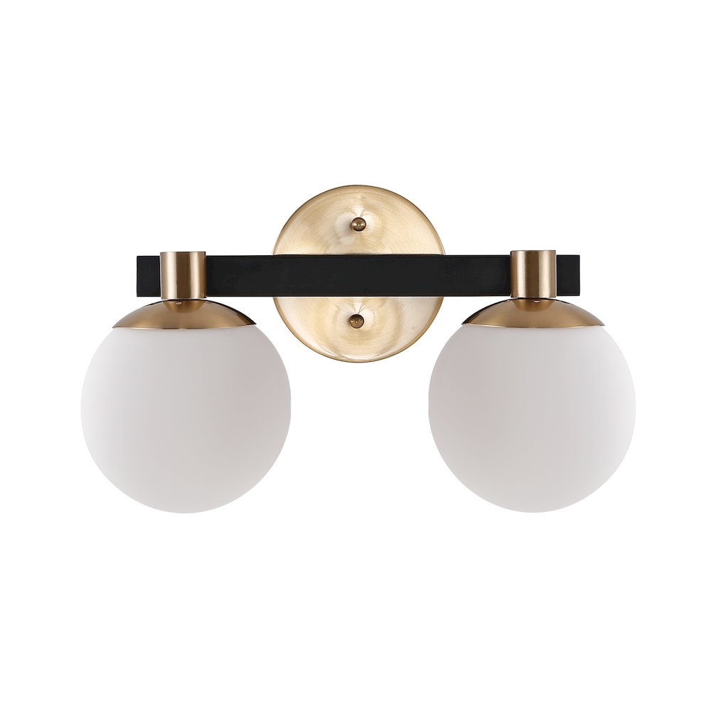Modernist Globe Metalfrosted Glass Modern Contemporary Led Vanity