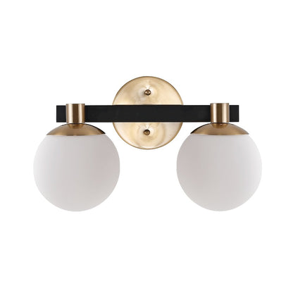 Modernist Globe Metalfrosted Glass Modern Contemporary Led Vanity