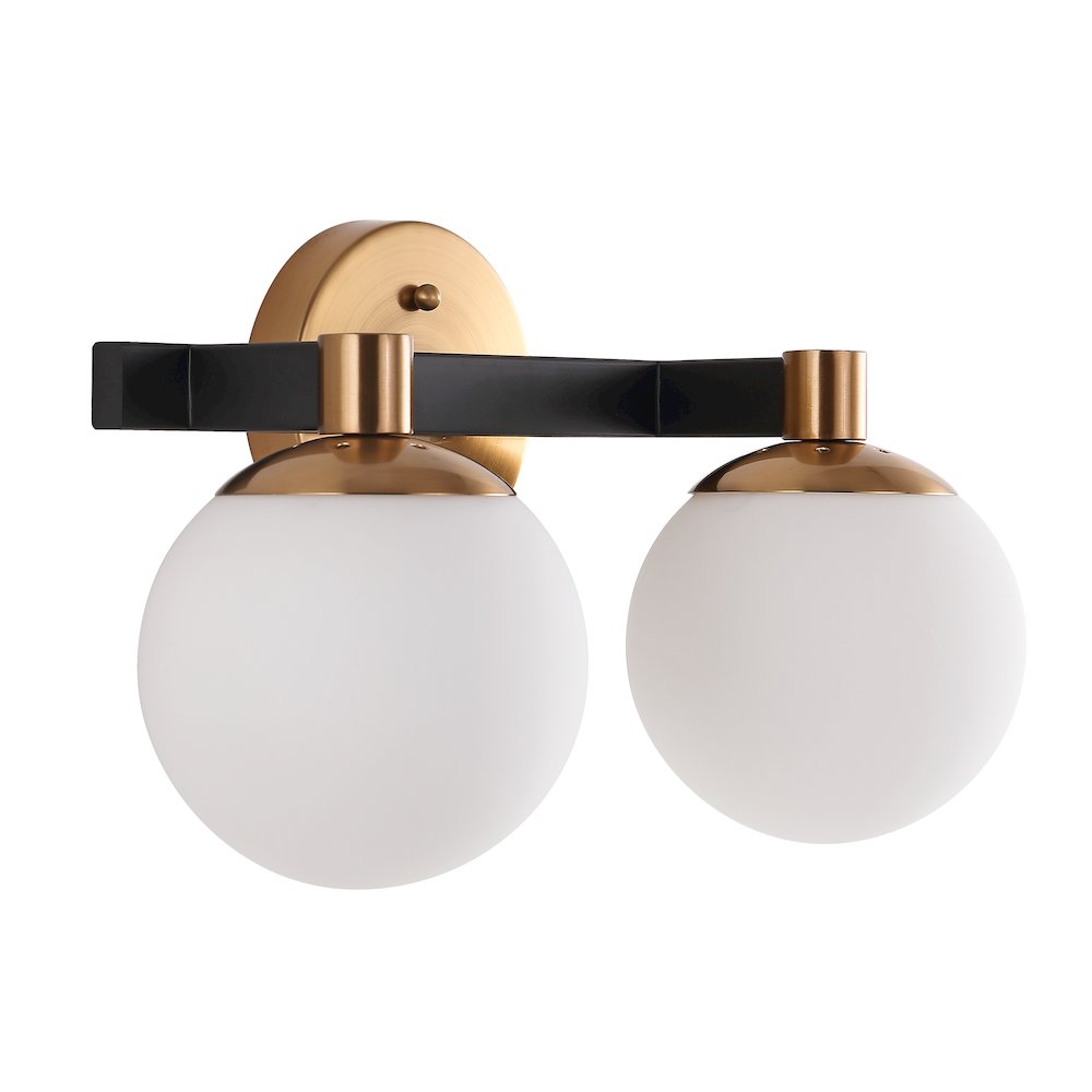 Modernist Globe Metalfrosted Glass Modern Contemporary Led Vanity