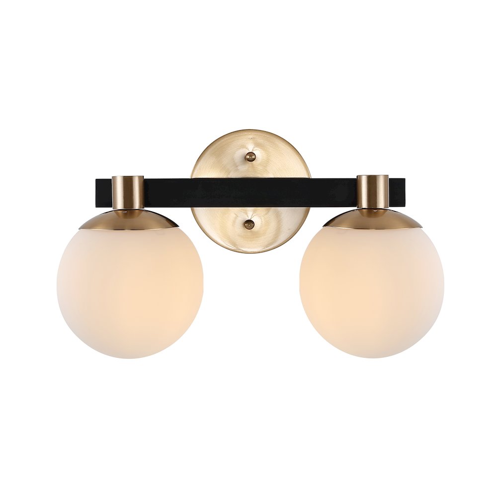 Modernist Globe Metalfrosted Glass Modern Contemporary Led Vanity