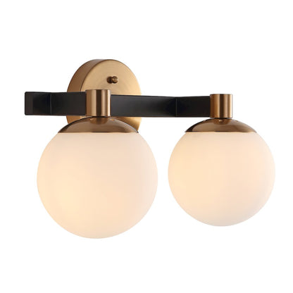 Modernist Globe Metalfrosted Glass Modern Contemporary Led Vanity