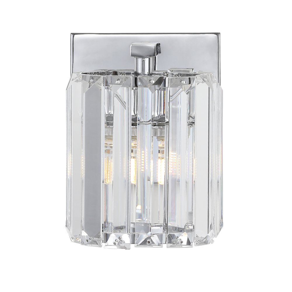 Coco Prism Vintage Metal/Glass Classic Glam Led Vanity Light