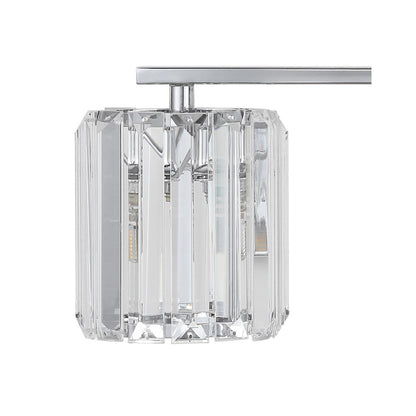 Coco Prism Vintage Metal/Glass Classic Glam Led Vanity Light