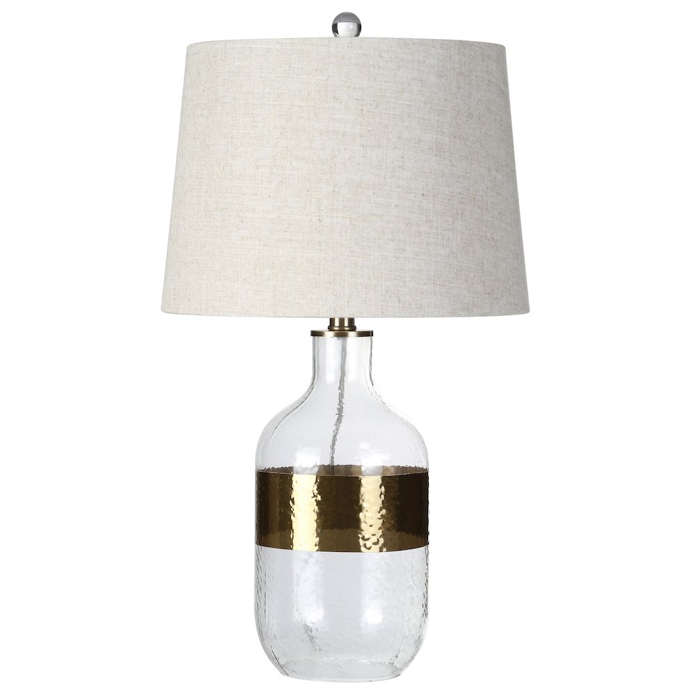 Stevens Glass Led Table Lamp