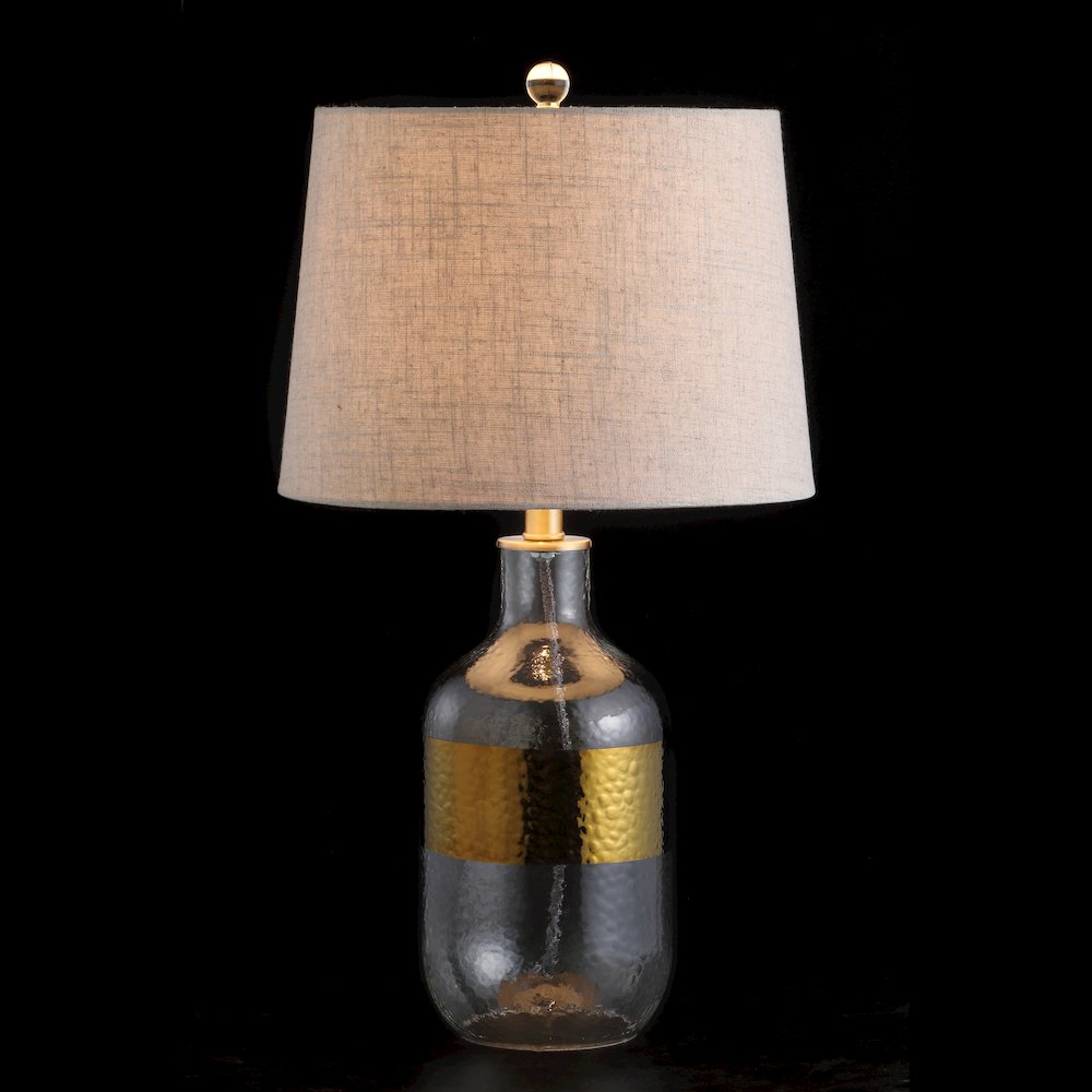 Stevens Glass Led Table Lamp