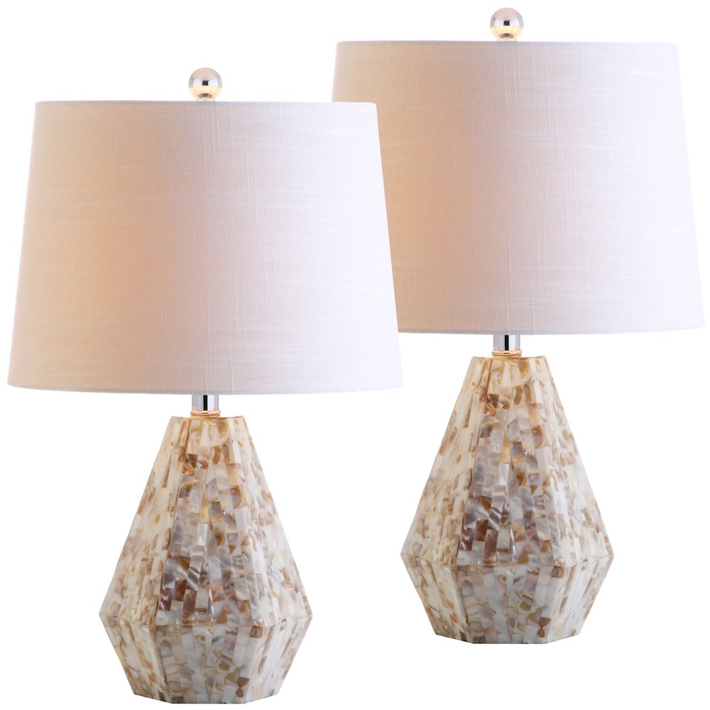 Isabella Seashell Led Table Lamp (Set Of 2)