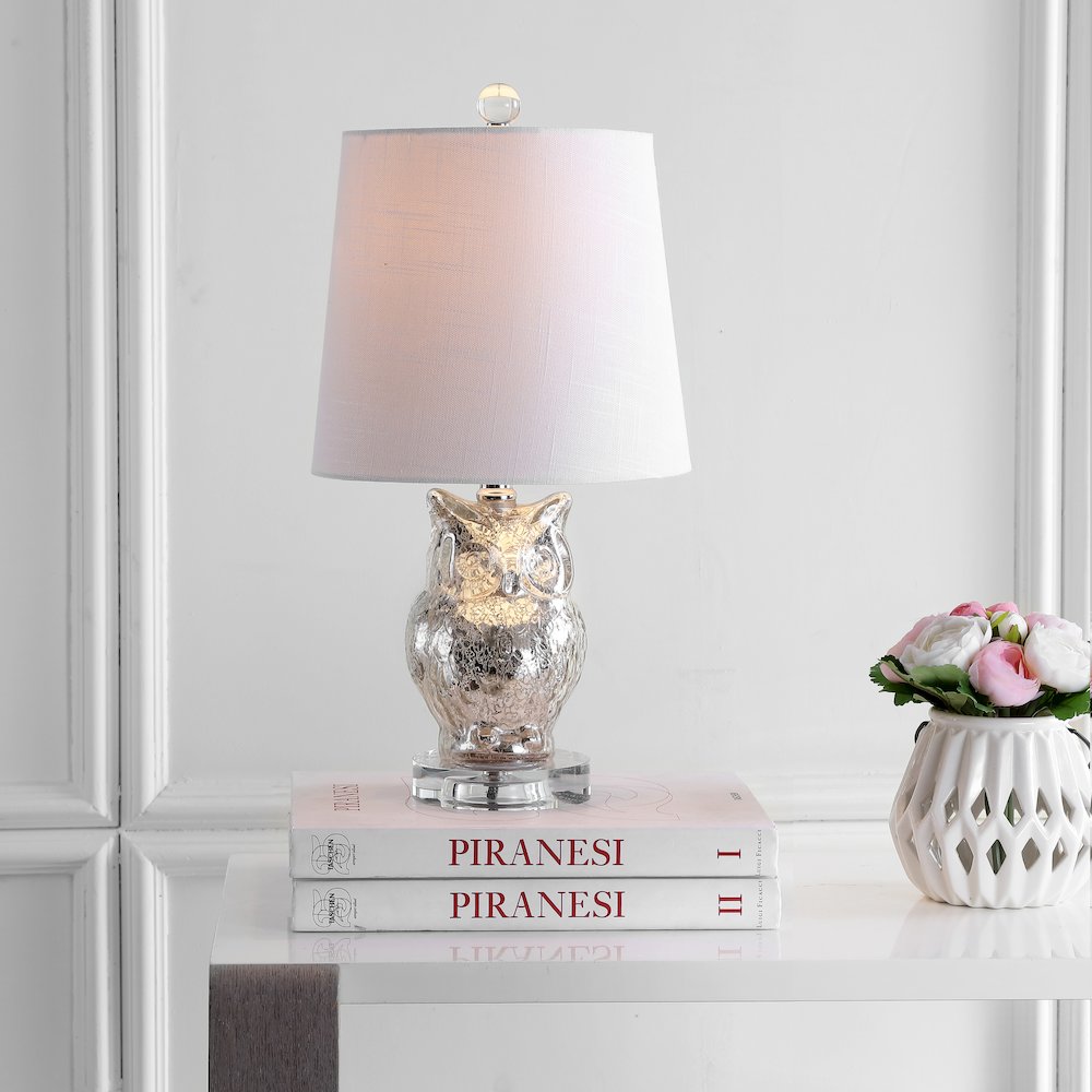 Night Owl Glasscrystal Led Table Lamp