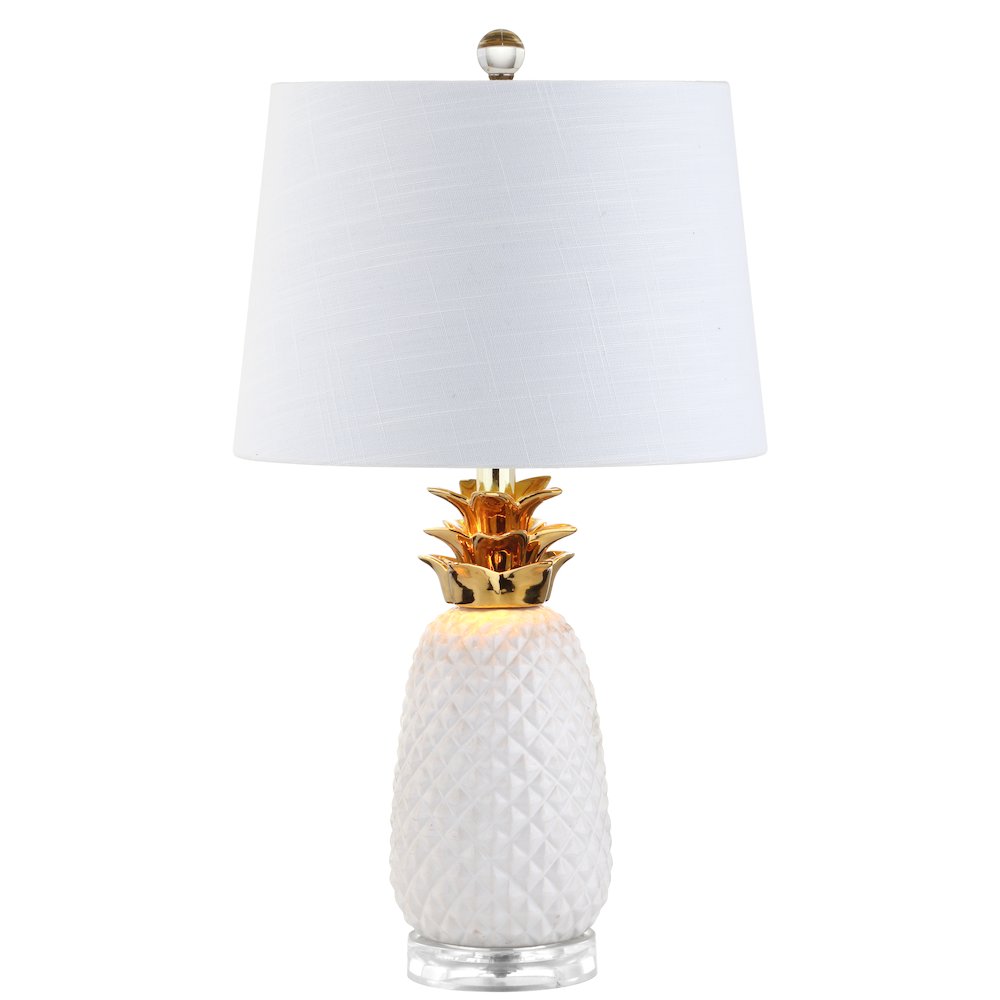 Pineapple Ceramic Led Table Lamp