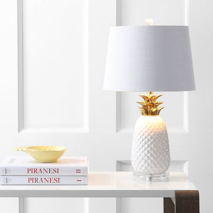 Pineapple Ceramic Led Table Lamp