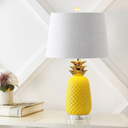 Pineapple Ceramic Led Table Lamp