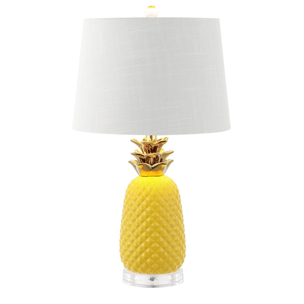Pineapple Ceramic Led Table Lamp
